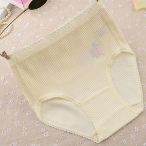 Beige Lolita High waist cotton Panties M - L size